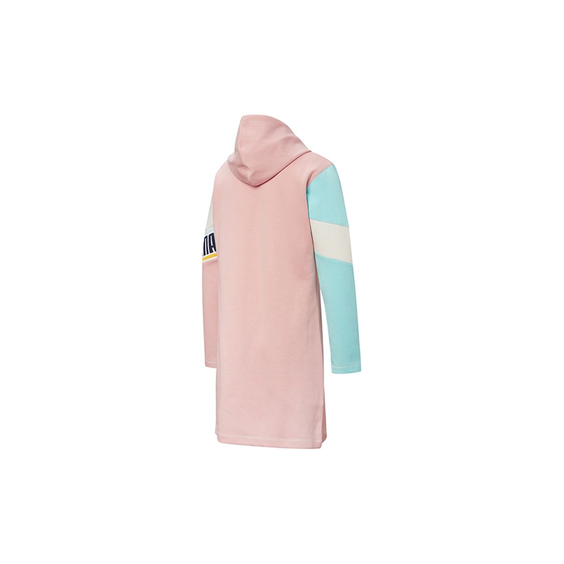 Платье-худи с цветным блоком и логотипом Puma Panelled Logo Print — фото 2