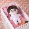 niannyyhouse 20cm Doll Clothes, Cotton Doll Clothes, Strong Stretchy Base Coat, Stain-Resistant, Round Neck, Bodysuit, Dress-Up, for Plush Toys