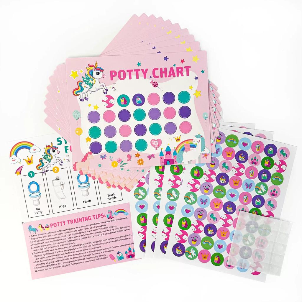 Creative Dinosaur Potty Training Reward Stickers for Children