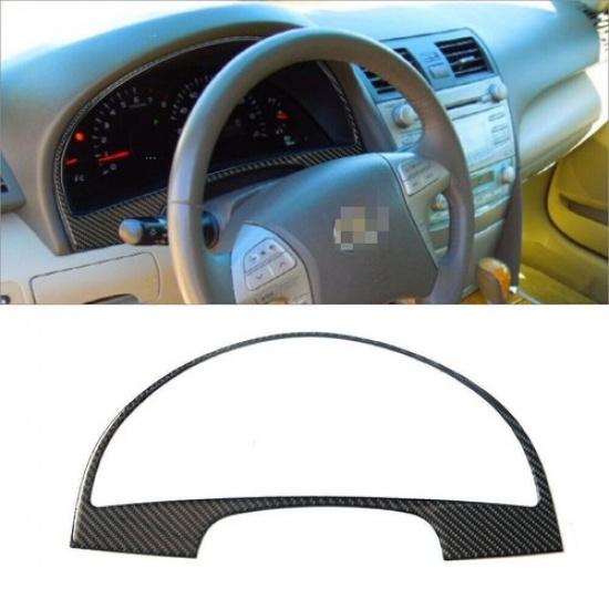 For Toyota Camry 2007-2011 Carbon Fiber Interior Speedometer Frame Cover Trim