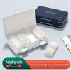 Portable Weekly Pill Organizer: Large Capacity, Morning, Noon, Evening, On-the-Go, 3 Daily Doses.