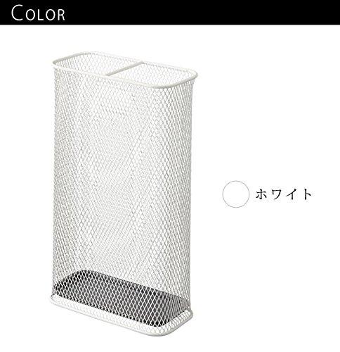 Yamazaki Slim Mesh Umbrella Stand, Sv, Approx. W25 X D12 X H42cm, Slim, for Entryways, 7859