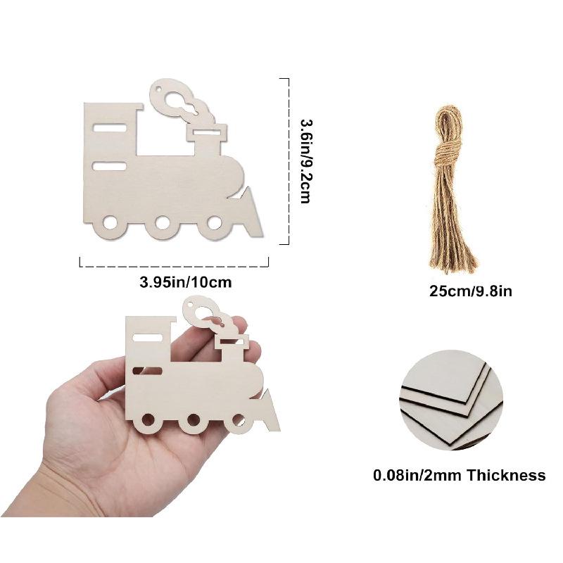 Reindeer-Shaped Wooden Christmas Tree Ornaments - DIY Holiday Decorations