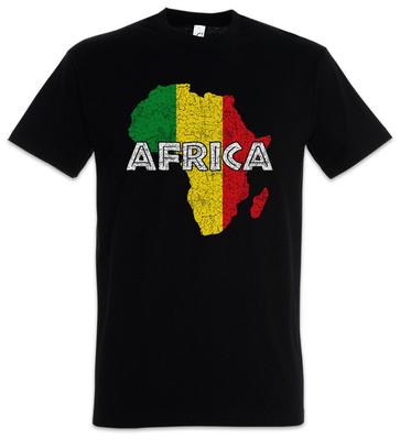 Rasta Afrika T-shirt Babylon Irie Ska Reggae Jamaica Rastafari Ethiopië