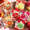 6Pcs 3D Red Envelope Horse Year Spring Festivl Hongbao Lucky Money Bag Traditional Money Pouch  New Year Decoraion
