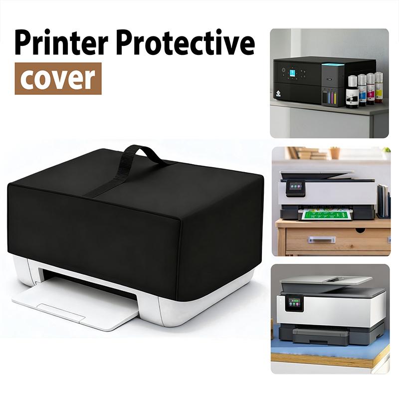 Reinforced Handle Printer Dust Cover Oxford Waterproof Open Bottom Protective Sleeve With Drawstring Anti-Static Printer Case