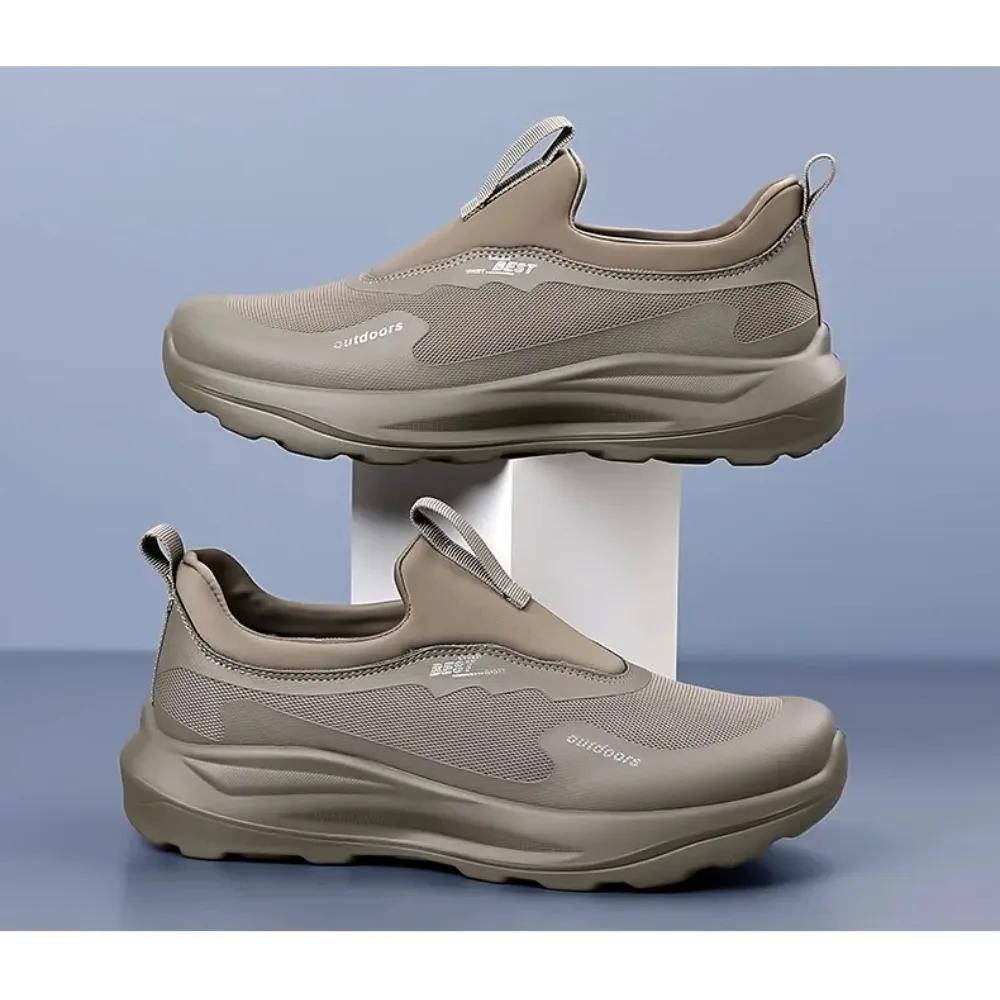 

Mesh summer new breathable sports men s shoes motorcycle outdoor fashion one foot lazy shoes 38 44 Comfortable Soft Sole Non slip Design Fashion Style 42