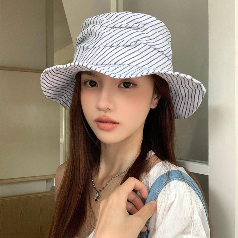 Foldable Women Bucket Hat Spring Summer Sun Hat Fashion Fisherman Caps Men Women