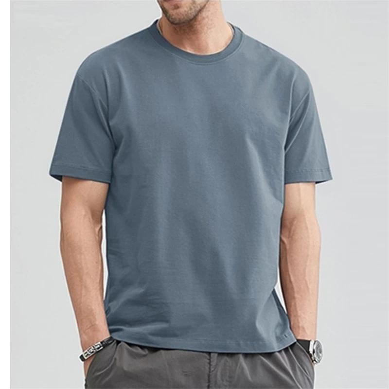 T-shirt Basiche Monocolore Uomo Donna Manica Corta Magliette Quotidiane Casual Vestibilità Regolare Estive Top Base Girocollo