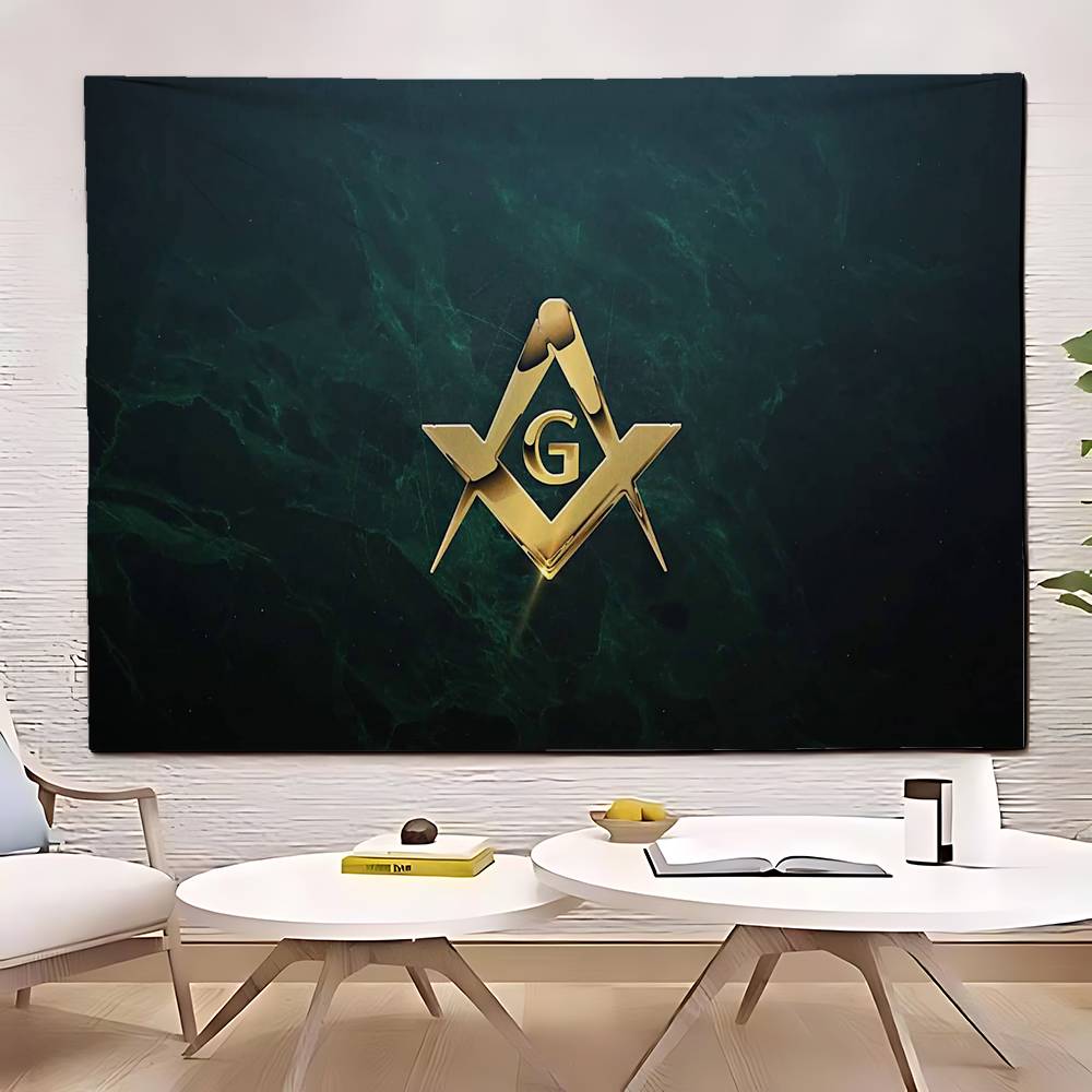 Ring Freemasonry Illuminati Masonic Tapestry Customizable Tapestries Of Various Styleswall Hangings Celebrity wall Hangings