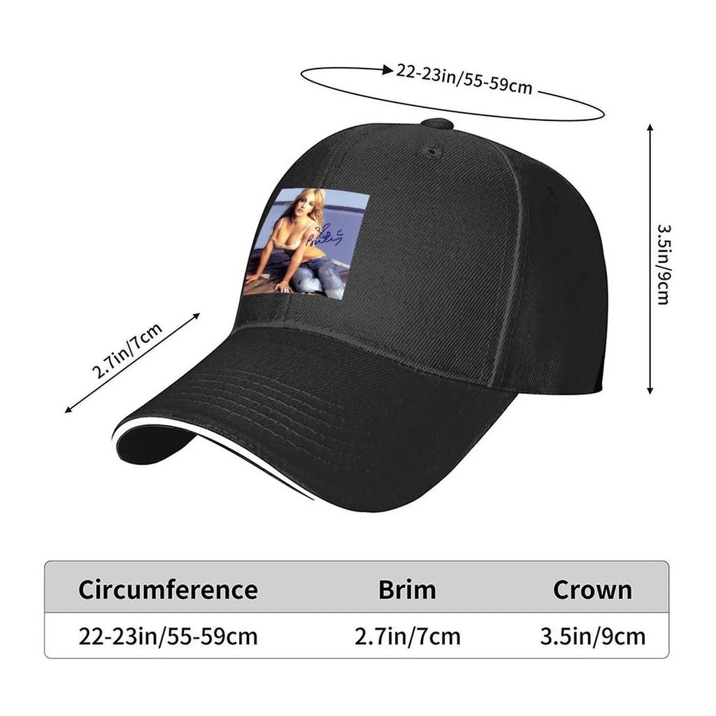 Photoshoot Britney Baseball Cap Christmas Hat Beach Outing New In Hat Visor Caps Unisex Women's