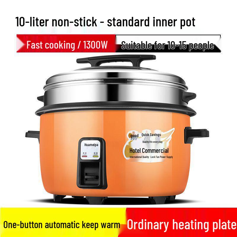 Duży Garnek do Gotowania Ryżu do Stołówki/Hotelu: 4L, 6L, 8L, 10L, 13L, 18L, 23L, 28L, 36L