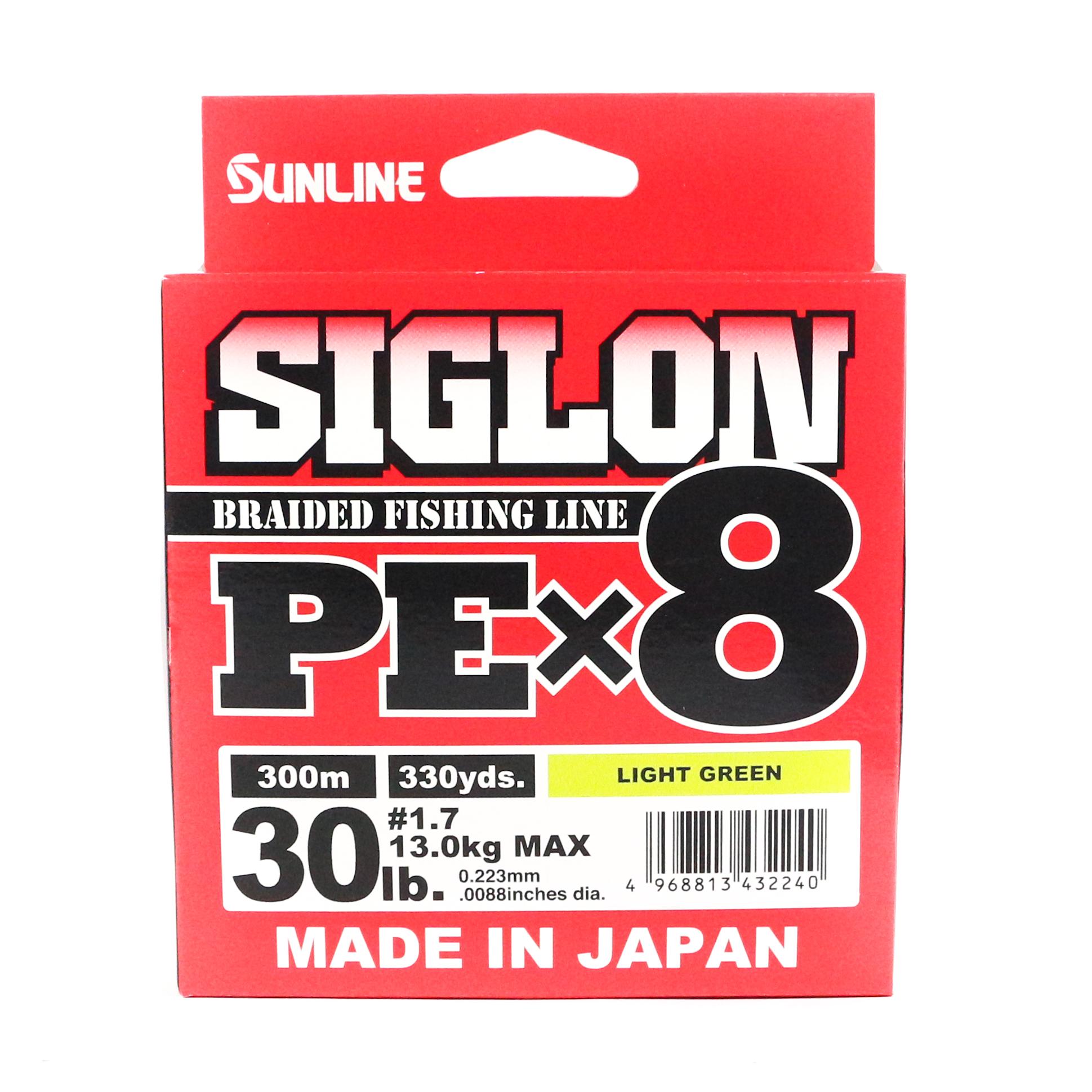 

Sunline P.E Line X8 Siglon 300M P.E 1.7 30 фунтов Лаймово-зеленый (2240)