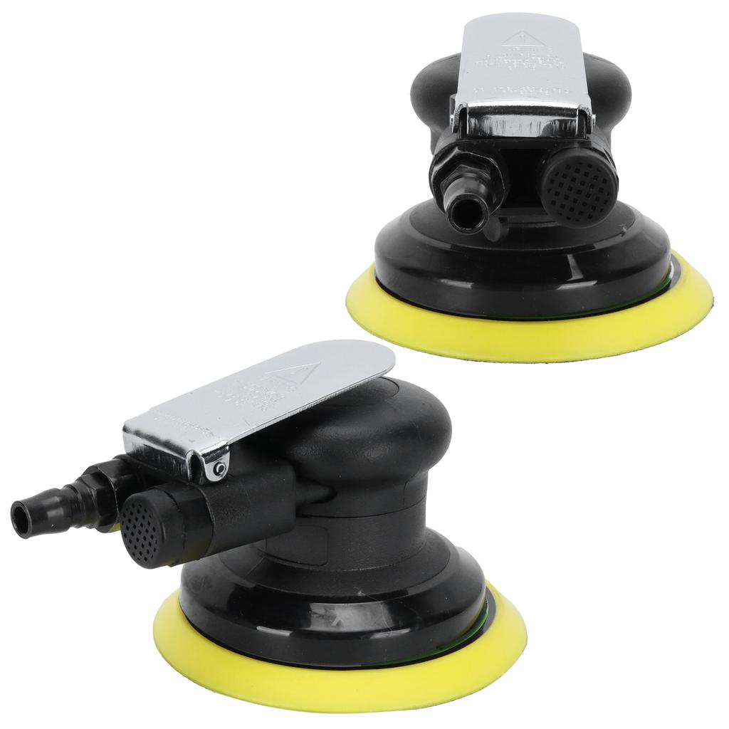 Pneumatic Sander Self-Vacuum Air Polisher Round Pneumatic Polishing Grinding Machine