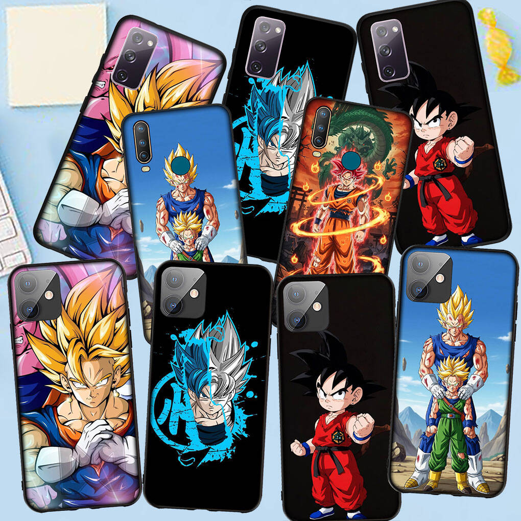 Phone Case for iPhone 17 15 16 Plus Redmi Note 14 12 11 13 Pro Max Huawei P30 P20 Lite OPPO A60 A40 A80 A54 Son Gokus Comics Dragon Vegeta Ball Cover