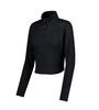 UFC SPORT Ufc Groove Slim Crop Fit Half-Zip Black U4Lsv3210Bk