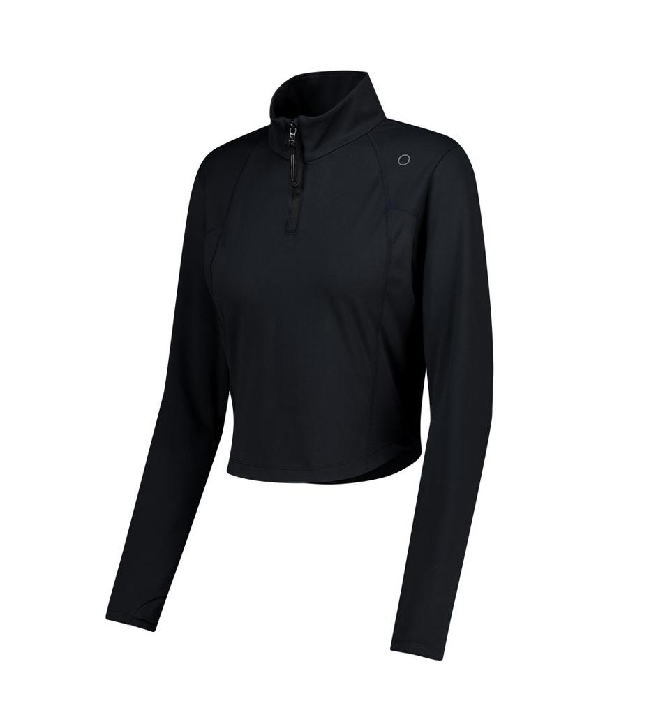 UFC SPORT Ufc Groove Slim Crop Fit Half-Zip Black U4Lsv3210Bk