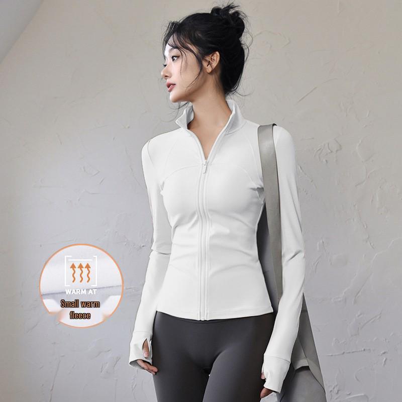 

Жіноча швидковисихаюча куртка Lulu для йоги, пілатесу, фітнесу та бігу - Спортивний топ з довгим рукавом S