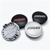 4 piezas/Set 75 mm / Clips 65 mm Emblema Insignia Logo Rays Tapacubos Centrales de Rueda de Coche Tapa de Cubo de Rueda Tapa de Cubo de Llanta Reemplazo Accesorios para Coche