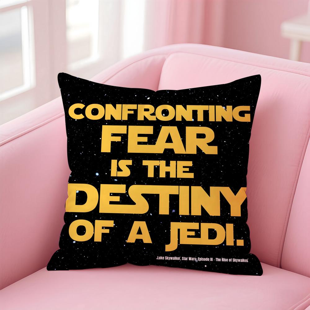 PPersonalized quotes Cushion Cover Pillow Case Soft Friendly Fabric  Concealed Zipper