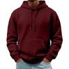 Men's Basic Long Sleeve Hoodie with Pocket