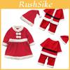 Ultra Soft Boys And Girls Santa Claus Christmas Dress Set Outfit For Kids