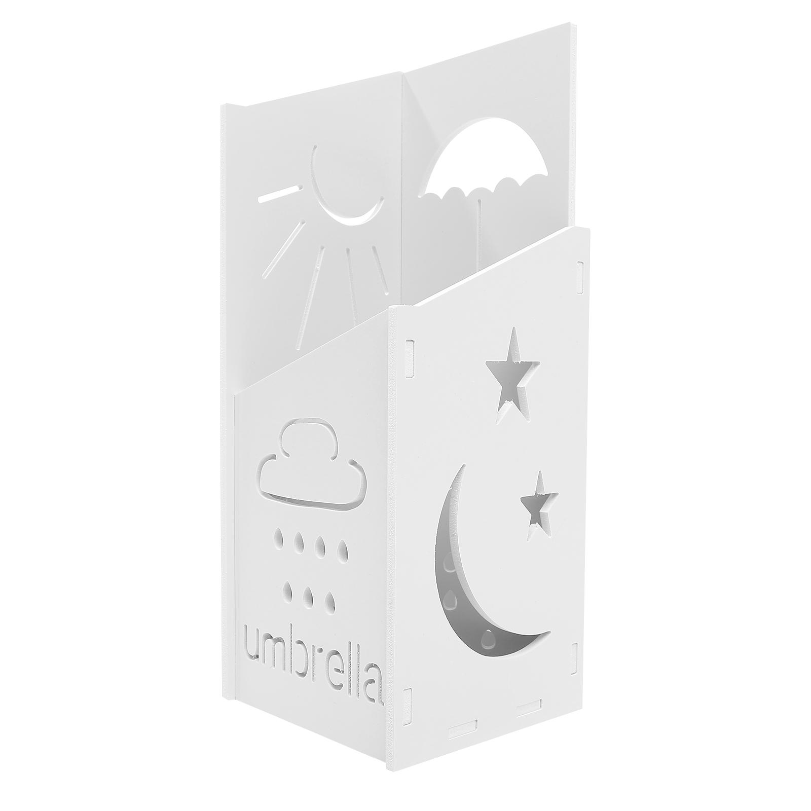 

Зонты для дождя Стойка для хранения Складная подставка Держатель для длинных зонтов Белое ведро для класса белый