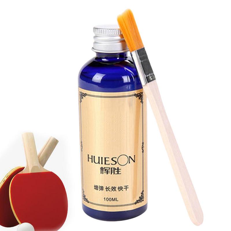 

100 мл Быстрый клей Super Liquid Glue со специальной кисточкой Профессиональный клей для накладок настольного тенниса China Mainland