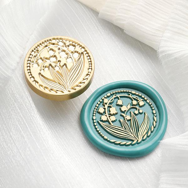 November's Huidisi Irregular Embossed Literary Wax Seal Copper Stamp