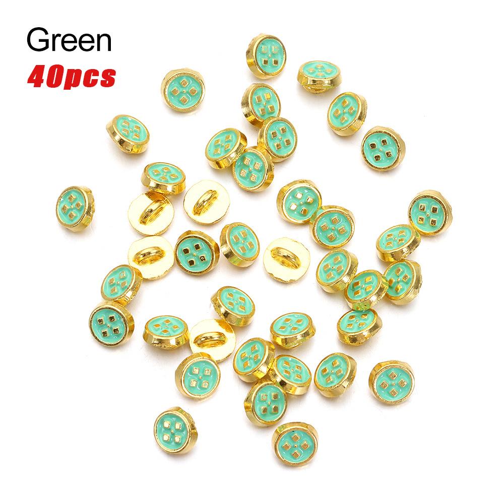 20/40Pcs Mini Metal Button Buckle DIY Doll Clothes Decor Buckle 5mm Star Buckles for Handmade DIY Crafts Sewing Accessories
