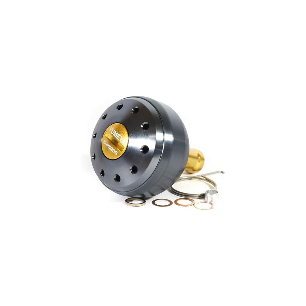 Shimano Yumeya Aluminum Round Power Handle Knob Gray S for Type A Reel Parts