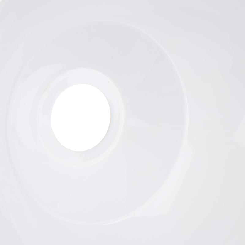 245Mm Opening White Pp Plastic Lamp Shades With Bowl Pattern For E27 Torchiere Lamp Cover Replacement Lighting Accessory