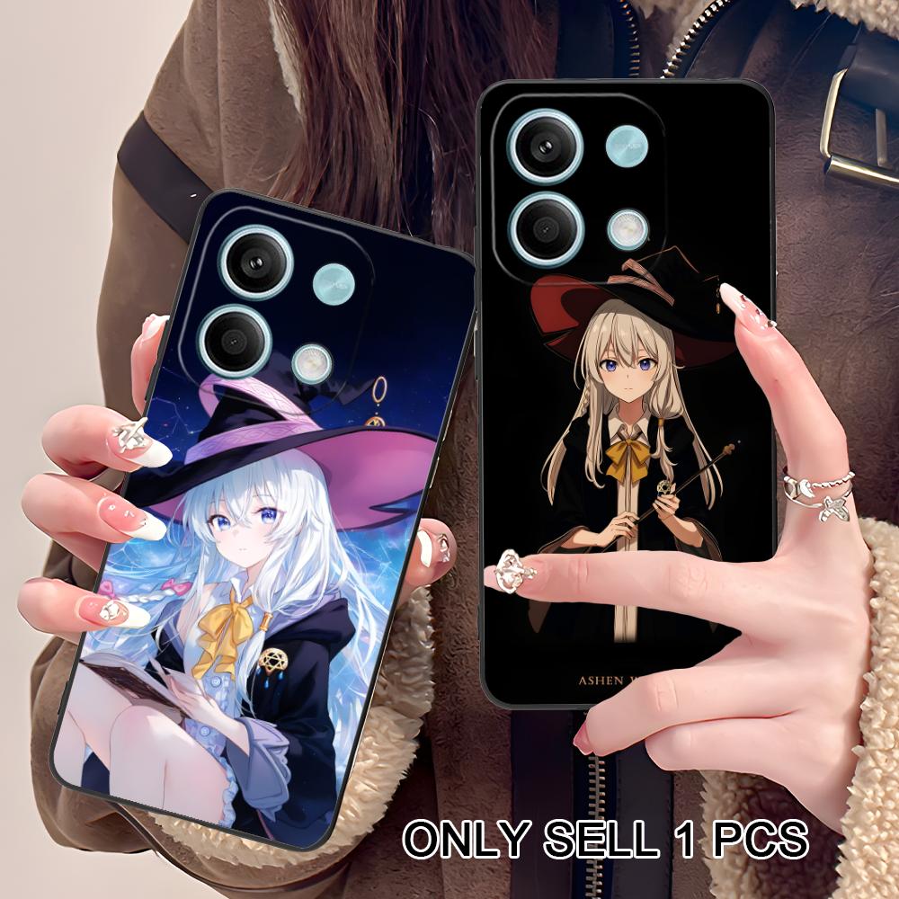 Wandering Witch Elaina Matte TPU Mobile Phone Case for POCO M7 M6 M5 M4 M3 X7 X6 X5 X4 X3 Pro GT 5G Colorful Printing Cover