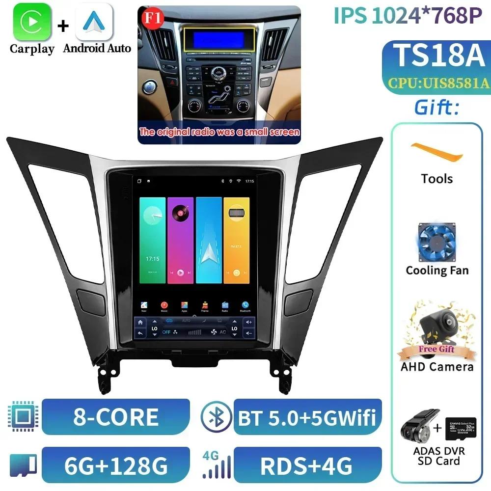 9.7inch Car Radio Multimedia Video GPS  For Hyundai Sonata Yf 8 2010-2018 Screen Android Stereo 4G  Wireless Navigation Stereo G