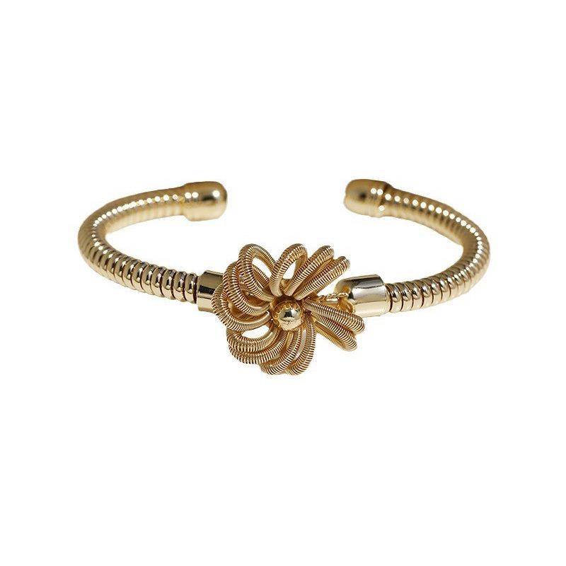 Chic Spiral Street Style Women's Open Bangle - European & American Fashion Jewelry