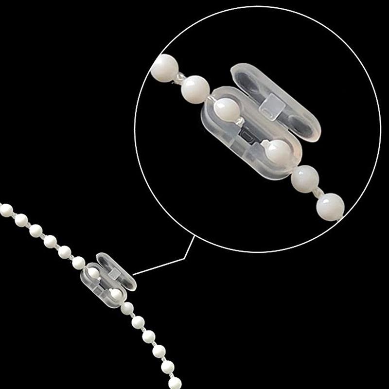Cost Effective Roller Blinds Pull Cord Connector 10/20Pcs Curtain Chain Connector for Bulk Home Window Blind Maintenance Use