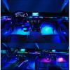10/14/18 in 1 Led Car Ambient Lights 213 64 Color RGB Symphony Streamer Bluetooth Rainbow Acrylic Strips Atmosphere Lamp Kit 12V