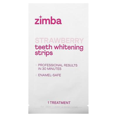 Teeth Whitening Strips, Strawberry Flavor, 14 Treatments