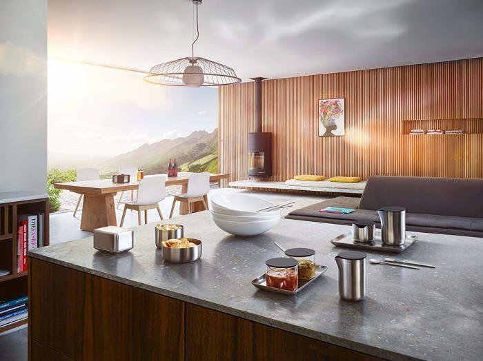 Butter Dish - Blomus - 63638 - Stainless Steel - Grey - Medium Size 12 X 9.7 X 5.8 Cm