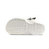 Crocs Crush Clog EVA Graffiti Claw Decorative Buckle Hand Painted Casual Fashion Versatile Hole Shoes Unisex White