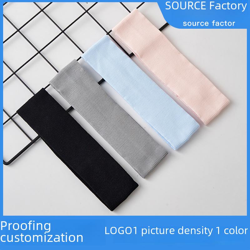 Diadema bordada unisex que absorbe el sudor para deportes, running, fitness y yoga.