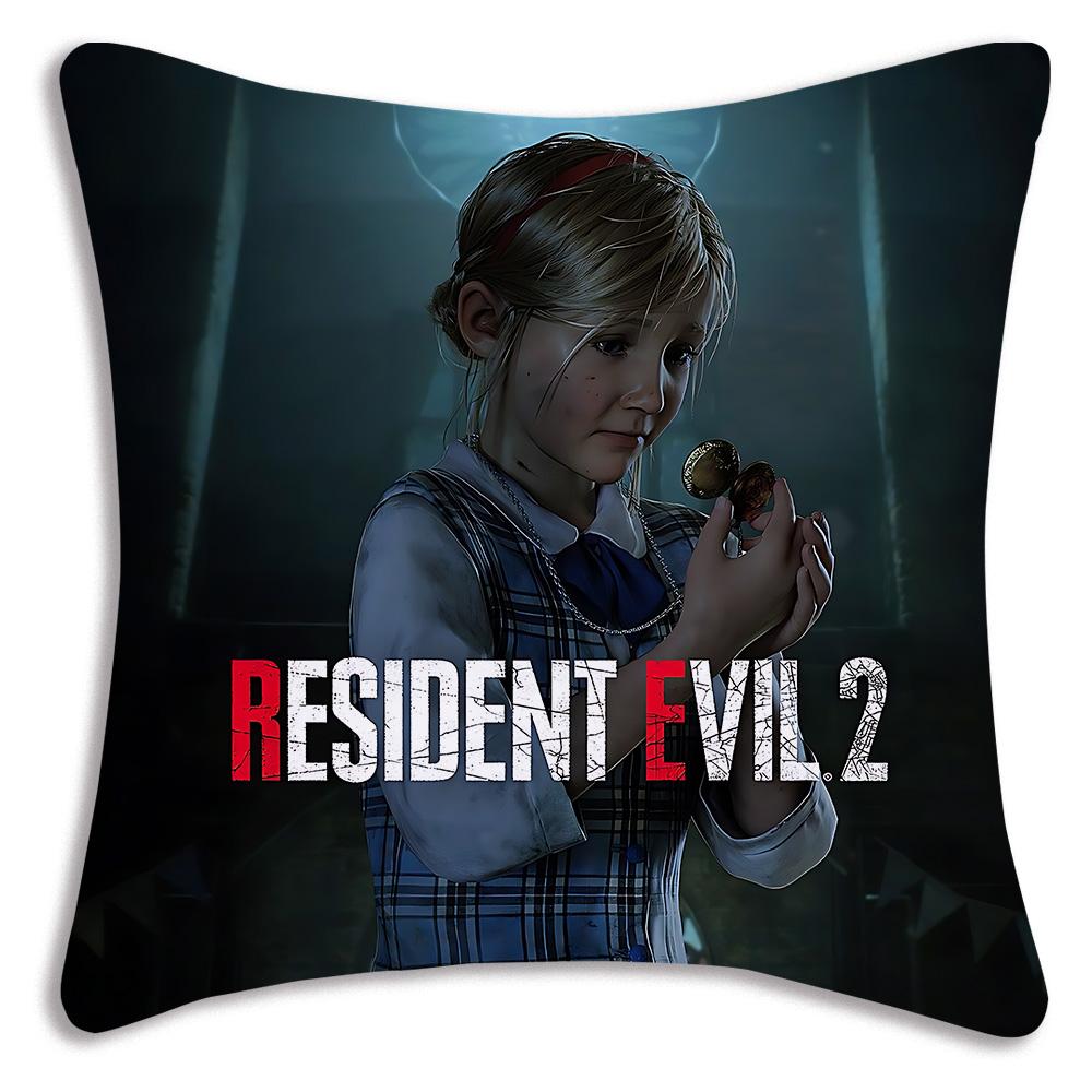 Movie ResidentS Evil Umbrellas Pillow Covers Cartoon Sofa Decorative Home Double-sided Printing Short Plush Cute Cushion Cover