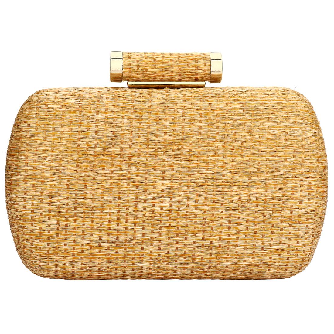 Универсальная плетеная сумка-сатчел женская вечерняя сумка для вечеринки или свадьбы женская вязаная вручную вечерняя сумка с цепочкой через плечо крючком золотой