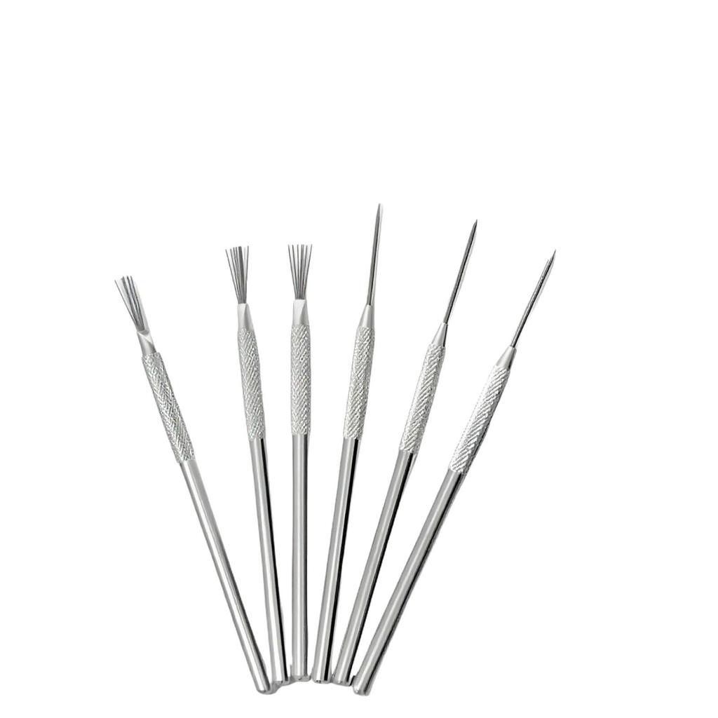Seven-Piece Ceramic Clay Sculpting Needle Tool Set