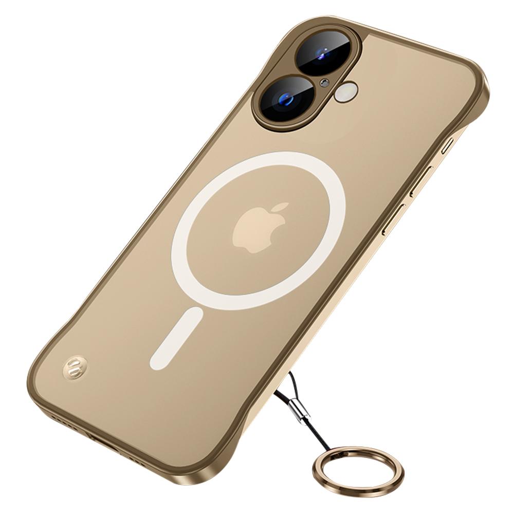 For iPhone 16 Plus Case Compatible with MagSafe Matte PC Frameless Mobile Cover