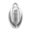 6pcs No Fade Sea Wave Shell Marine Organism Stainless Steel Charms For Jewelry Making Supplies DIY Women Men Pendant Waterproof