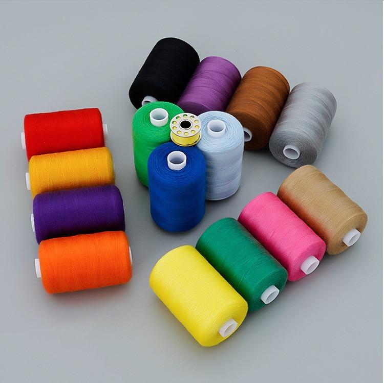20 Colors 100m 402 Sewing Thread & 20 Colors Tape & Bobbin Needle & Thread Combo Set