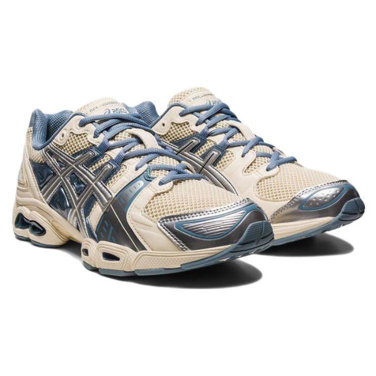 WIND AND SEA x Asics Gel Nimbus 9 Cream Blue Unisex Sneakers Pure-Silver 1201A801-101