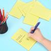 Early Buy 6 Pads Lined Sticky Notes with Lines 4x6 Self-Stick Notes Bright Color Sticky Notes, 45 Sheets/Pad (Yellow)