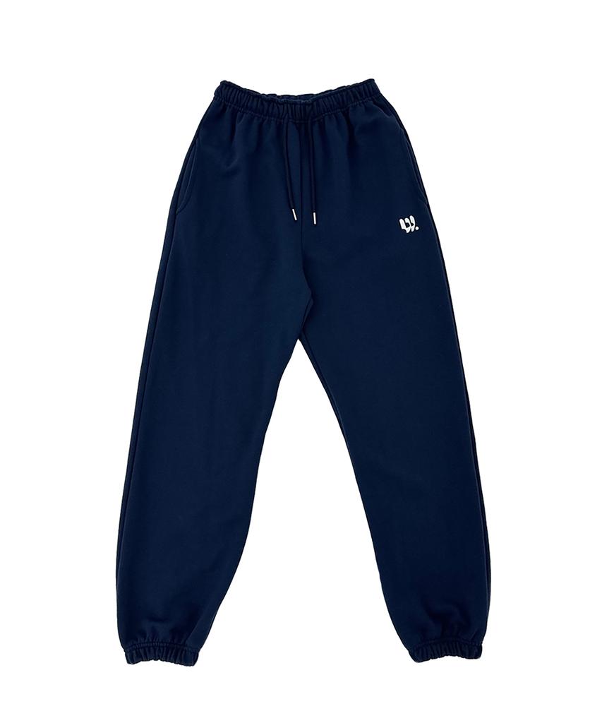 WHEN YOU MOVE Signature Symbol Logo Sweatpants Navy